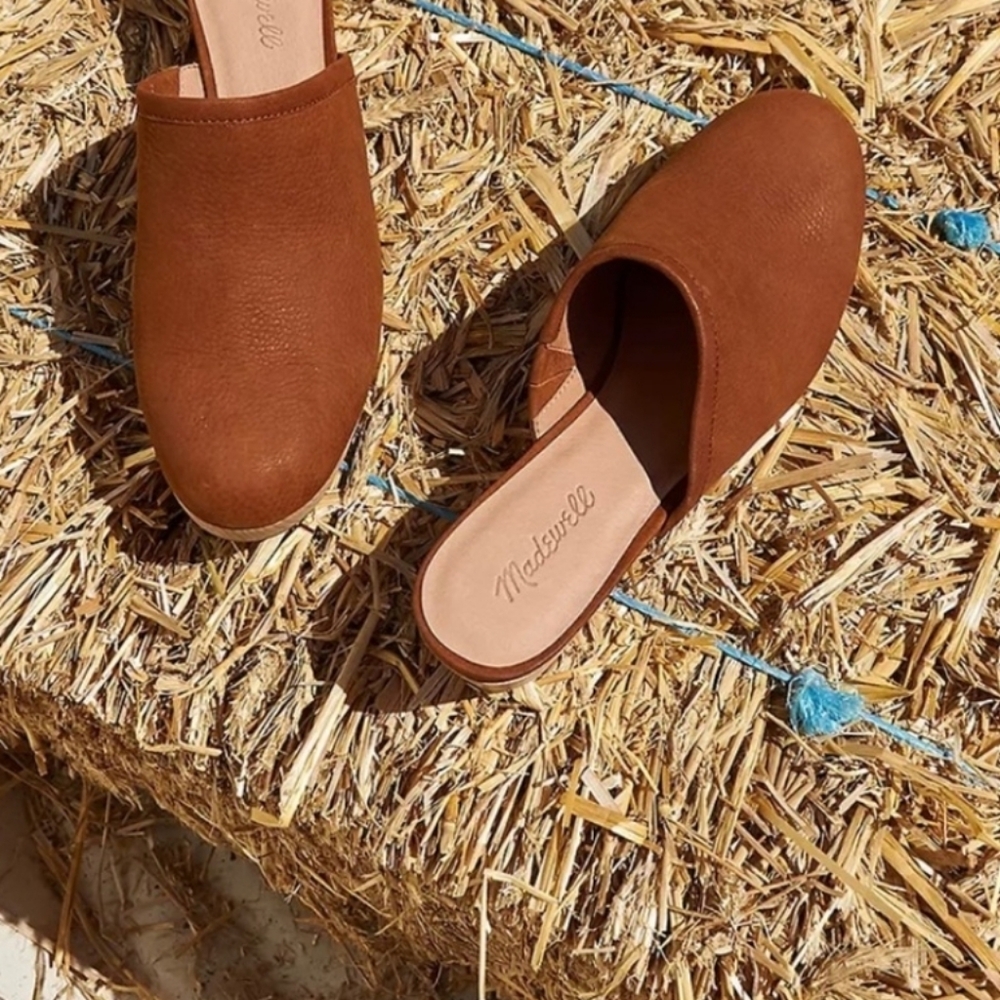 Madewell The Ruby Clog In Suede   9